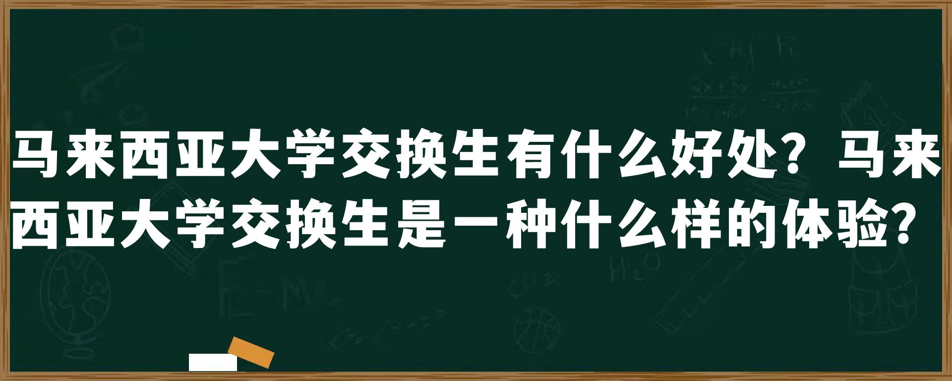 马来西亚大学交换生有什么好处？马来西亚大学交换生是一种什么样的体验？