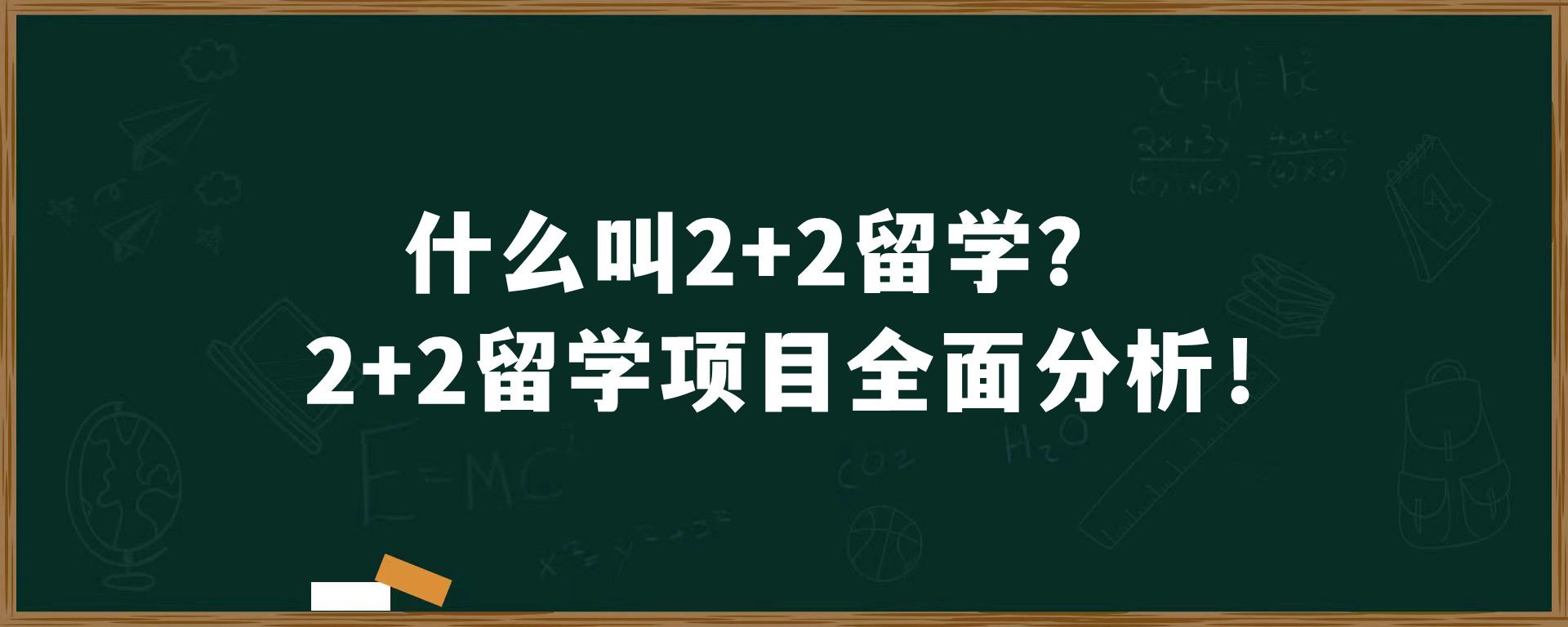 什么叫2+2留学？2+2留学项目全面分析！