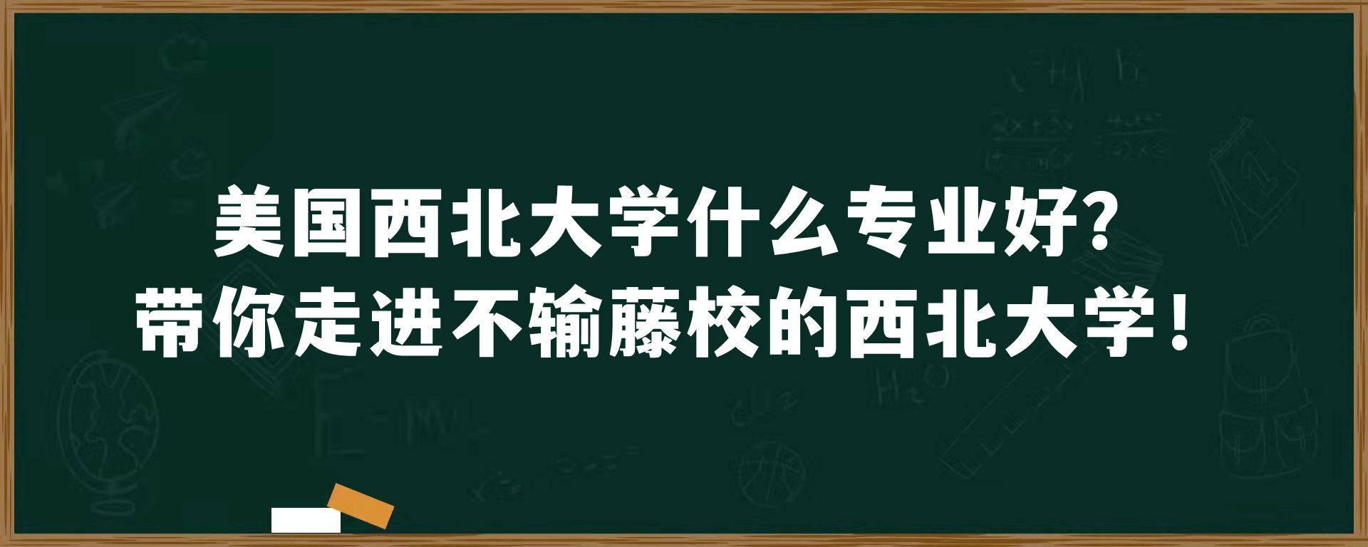 美国西北大学什么专业好？带你走进不输藤校的西北大学！