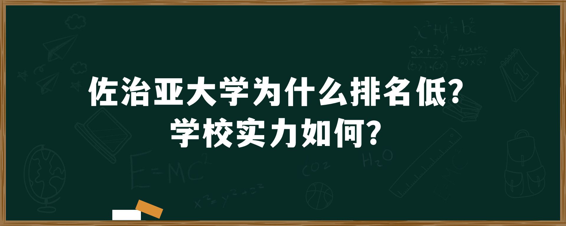 佐治亚大学为什么排名低？学校实力如何？