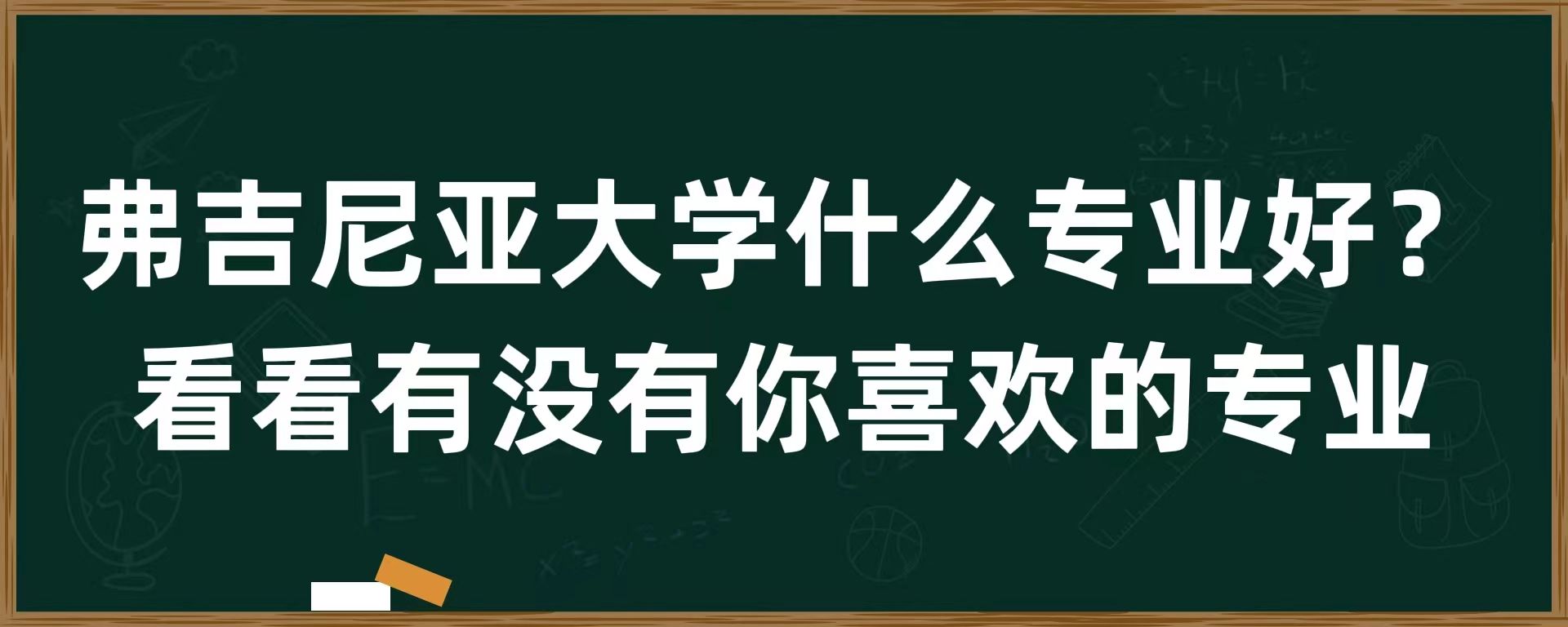 弗吉尼亚大学什么专业好？看看有没有你喜欢的专业