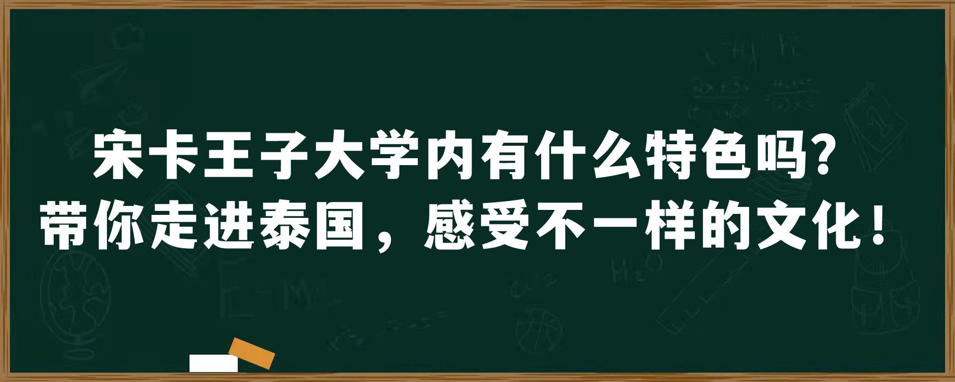 宋卡王子大学内有什么特色吗？带你走进泰国，感受不一样的文化！