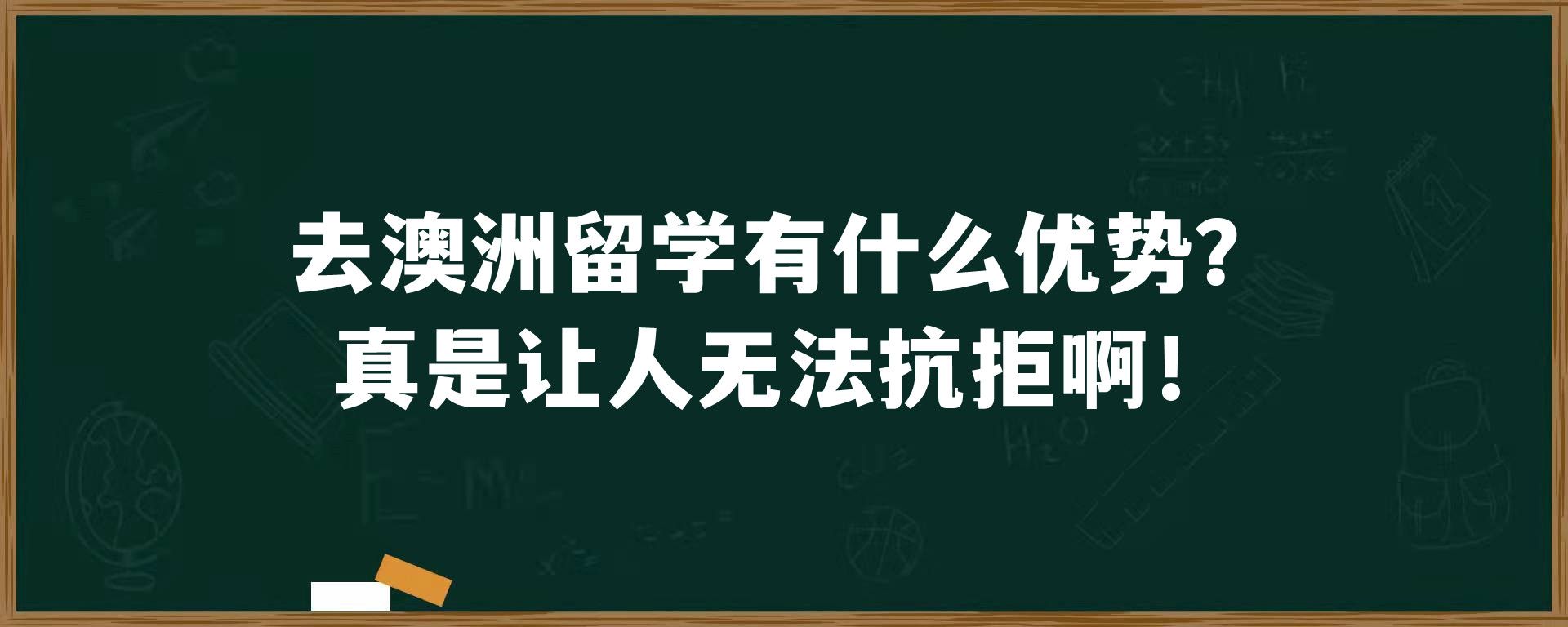 去澳洲留学有什么优势？真是让人无法抗拒啊！