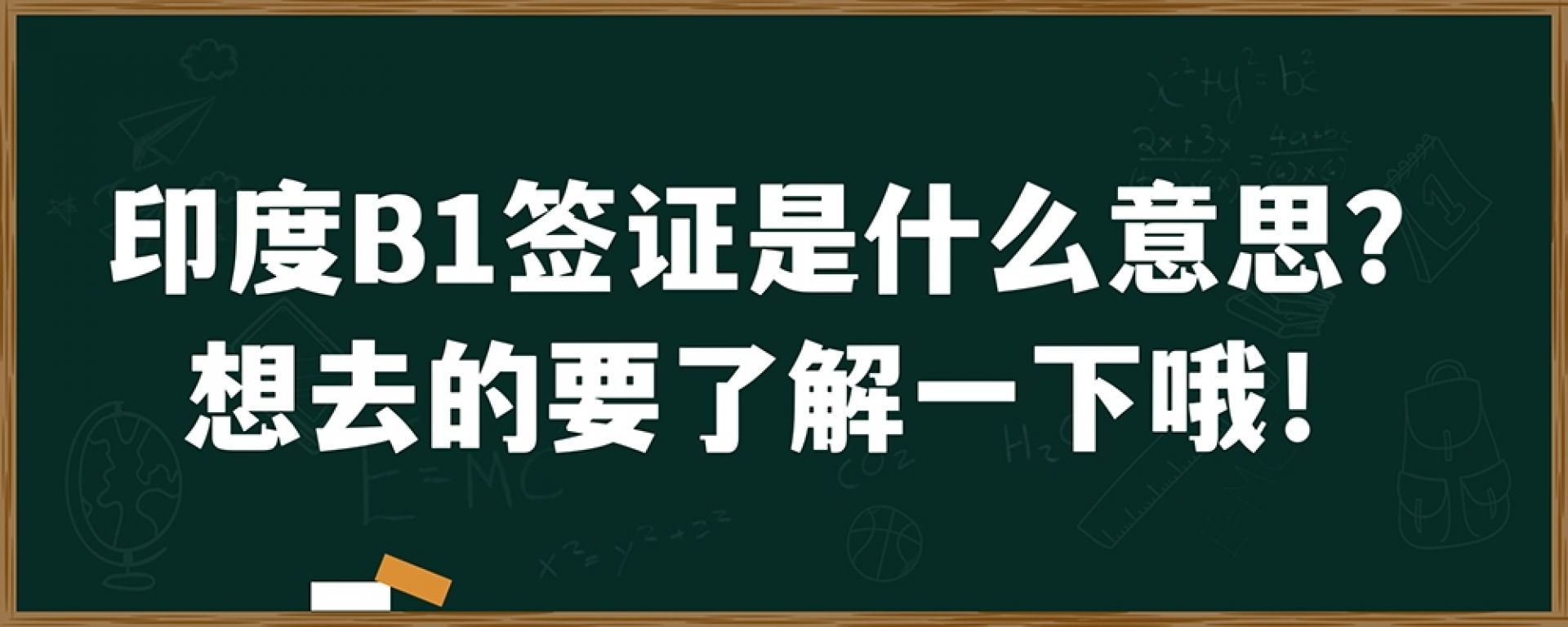 印度B1签证是什么意思？想去的要了解一下哦！