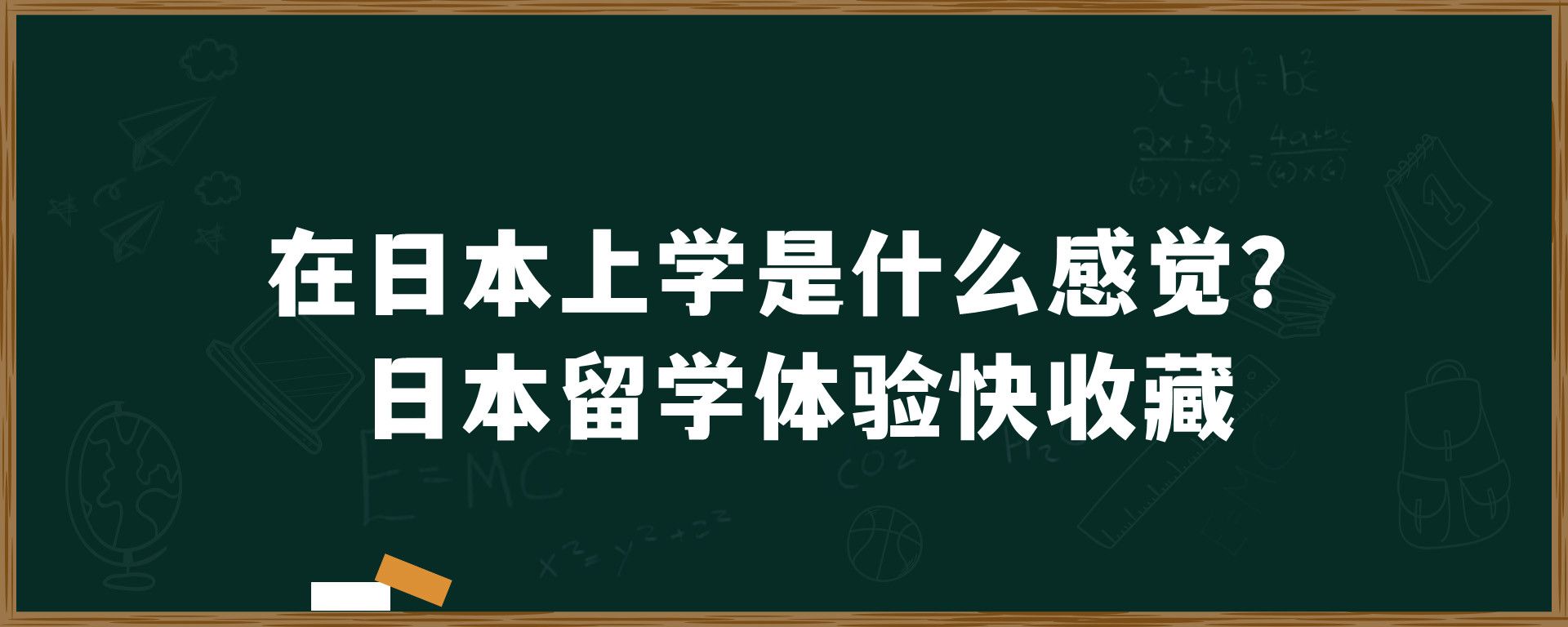 在日本上学是什么感觉？日本留学体验快收藏