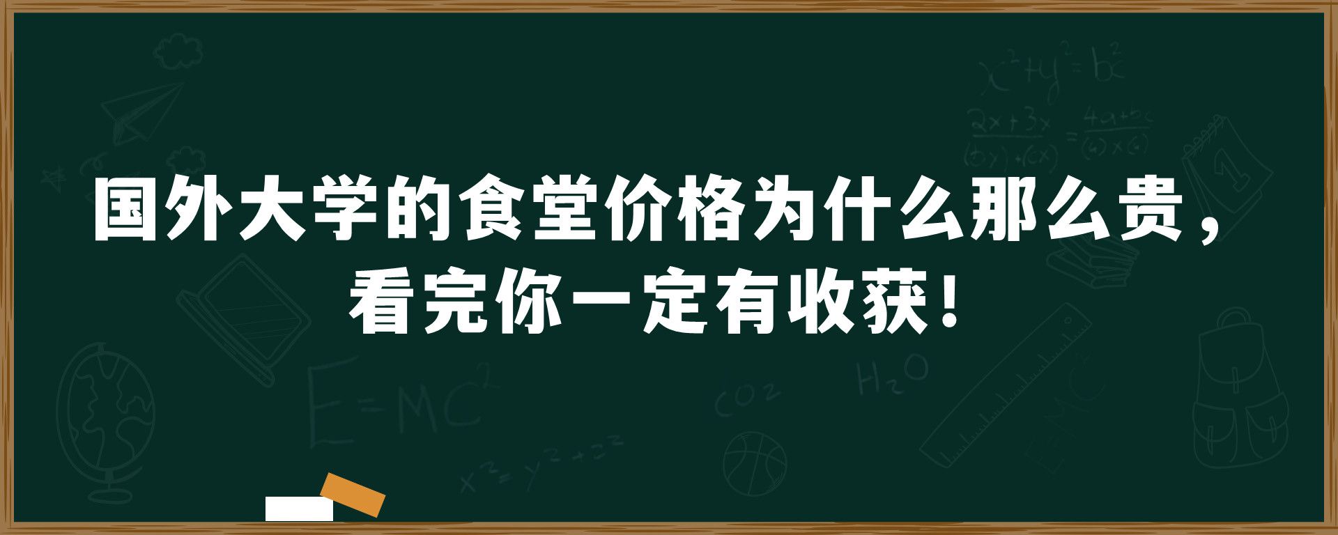 国外大学的食堂价格为什么那么贵，看完你一定有收获！