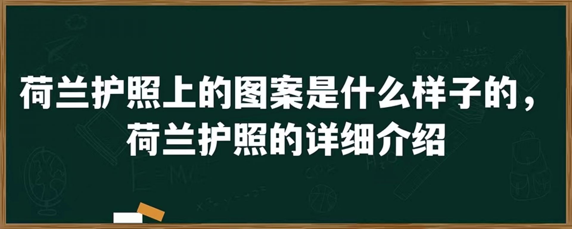 荷兰护照上的图案是什么样子的，荷兰护照的详细介绍