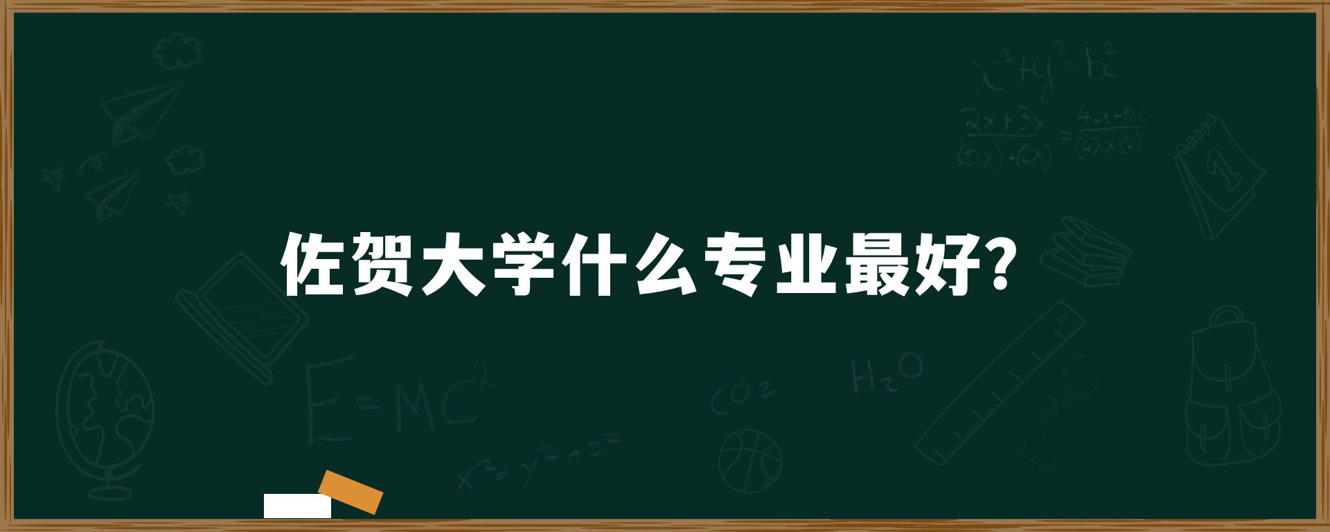 佐贺大学什么专业最好？