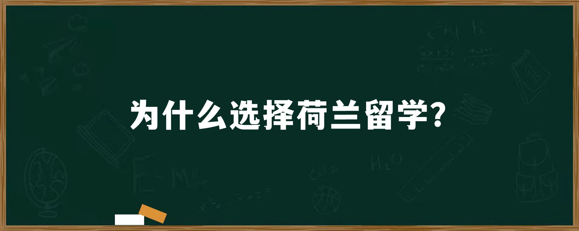 为什么选择荷兰留学？