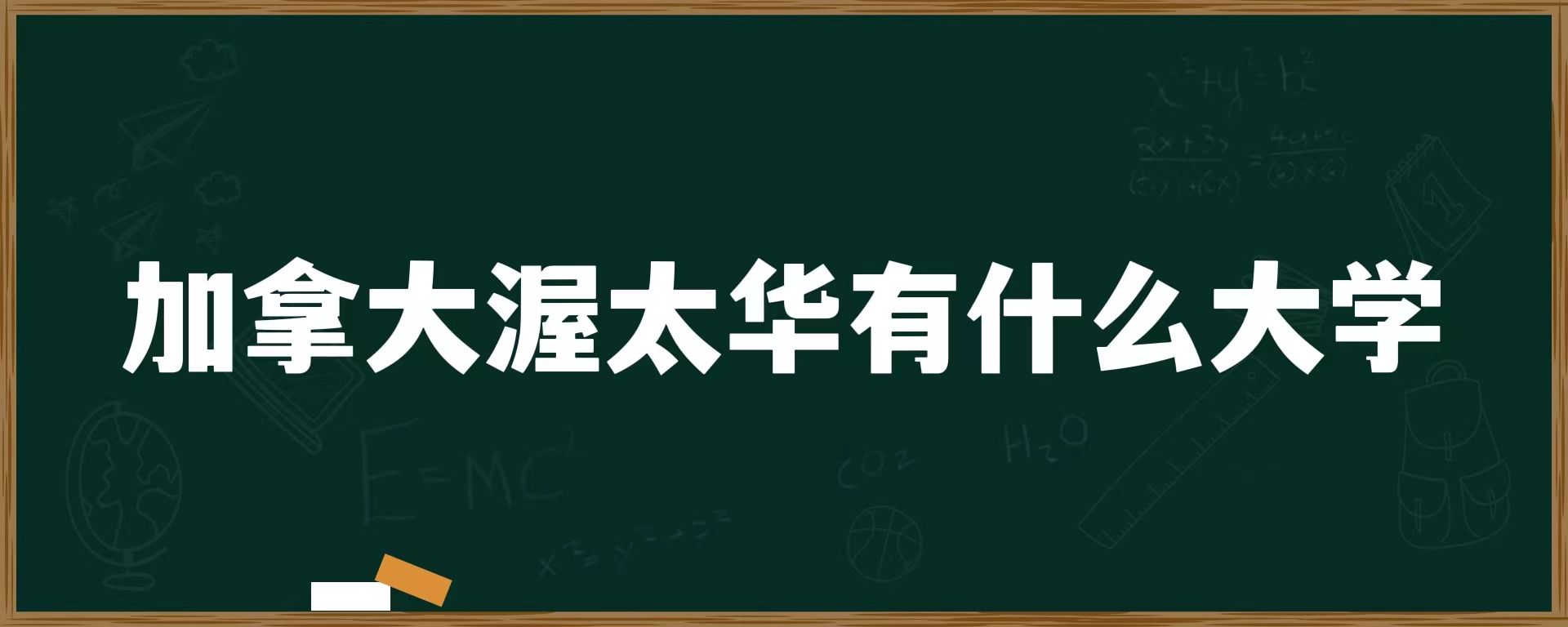 加拿大渥太华有什么大学