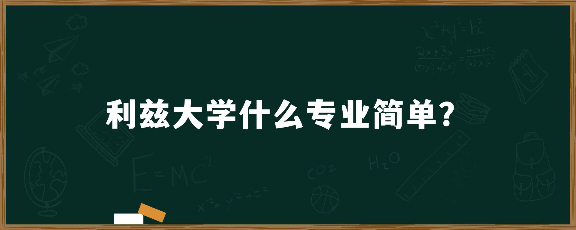 利兹大学什么专业简单？