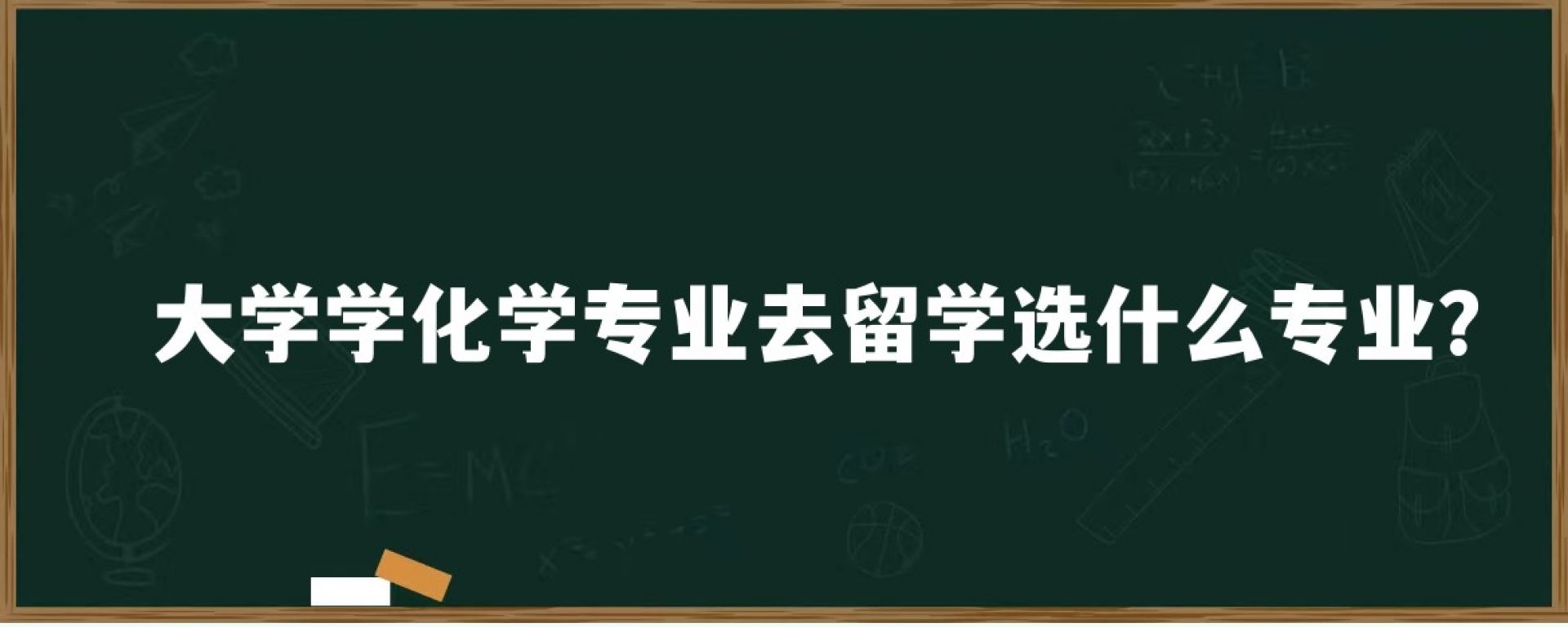 大学学化学专业去留学选什么专业？