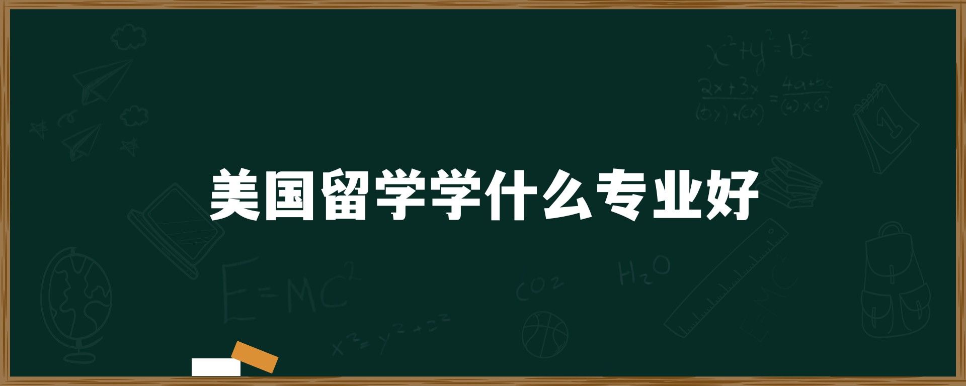 美国留学学什么专业好