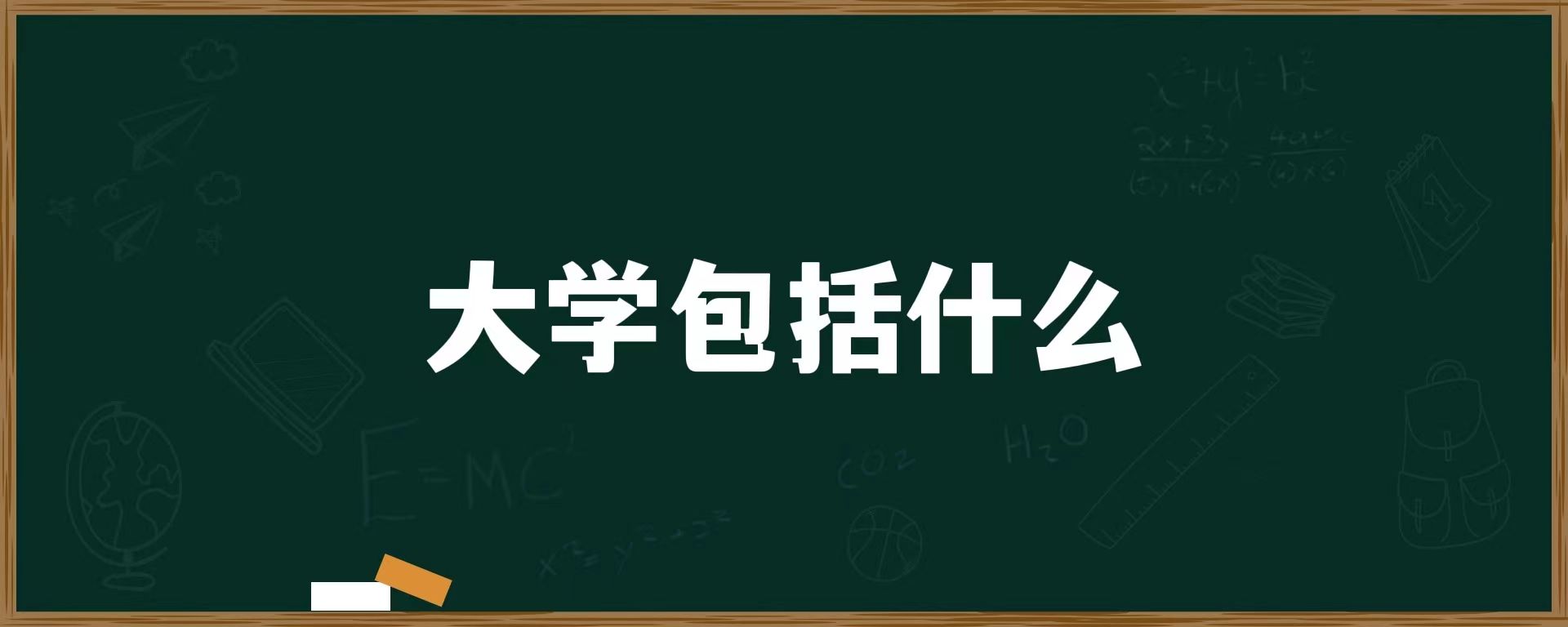 大学包括什么