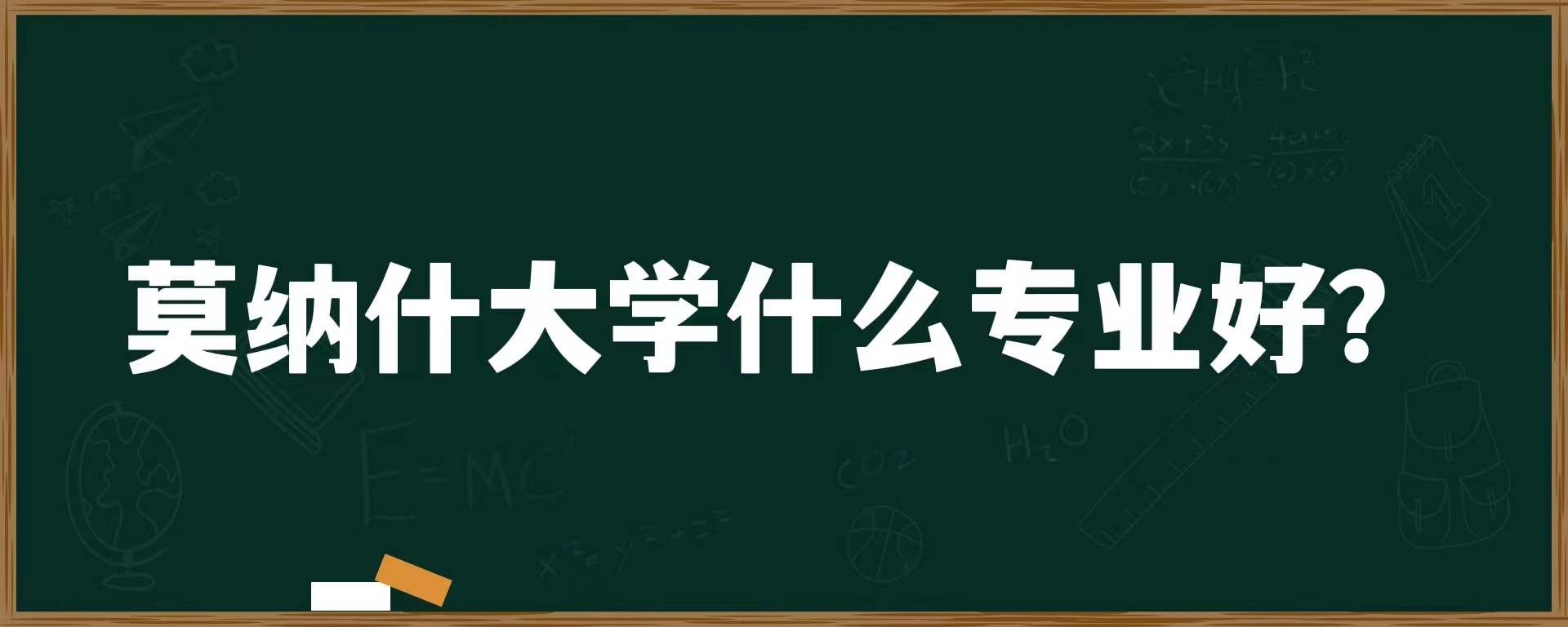 莫纳什大学什么专业好？