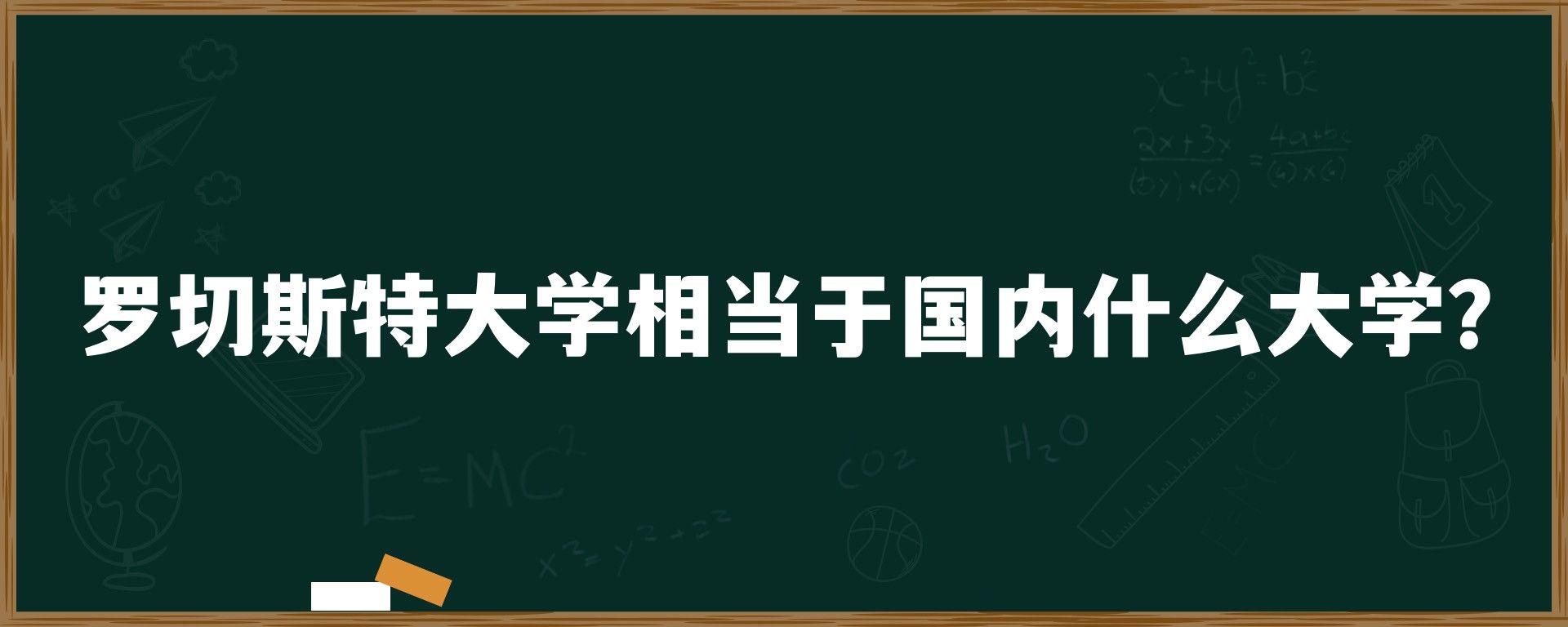 罗切斯特大学相当于国内什么大学？