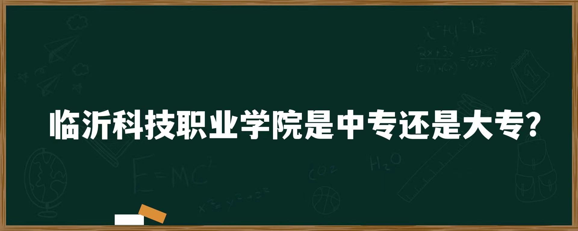 临沂科技职业学院是中专还是大专？