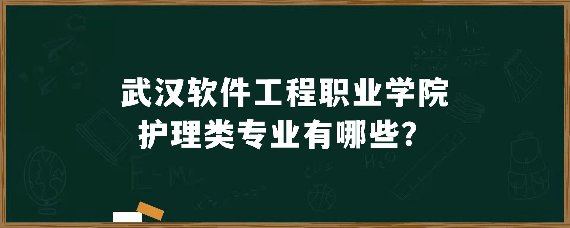 ​武汉软件工程职业学院护理类专业有哪些？