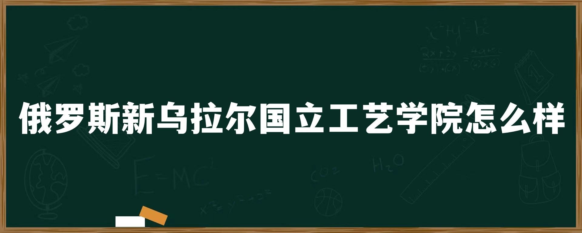 俄罗斯新乌拉尔国立工艺学院怎么样