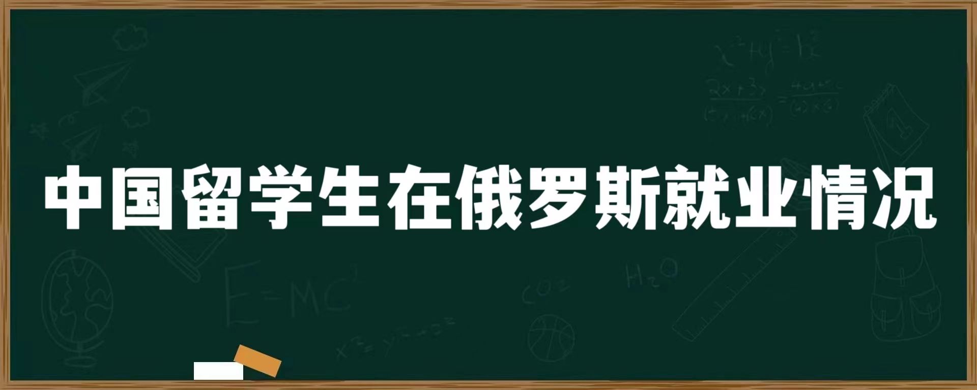 中国留学生在俄罗斯就业情况